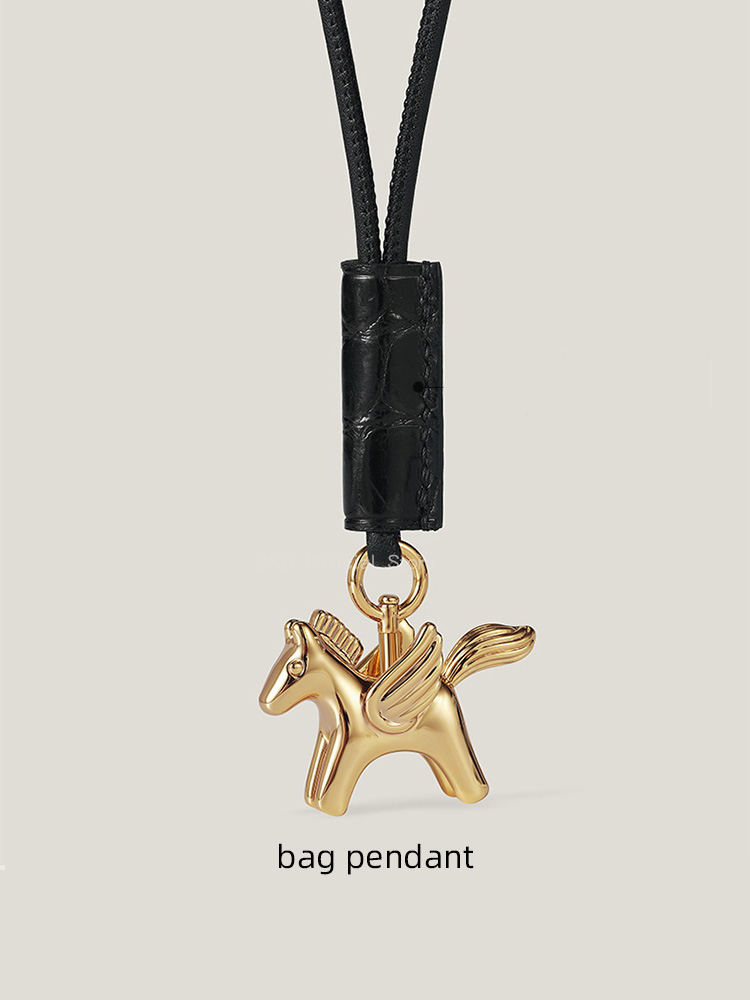 Luxury Bags Hermes - Lujoso Colgante de Latón con Forma