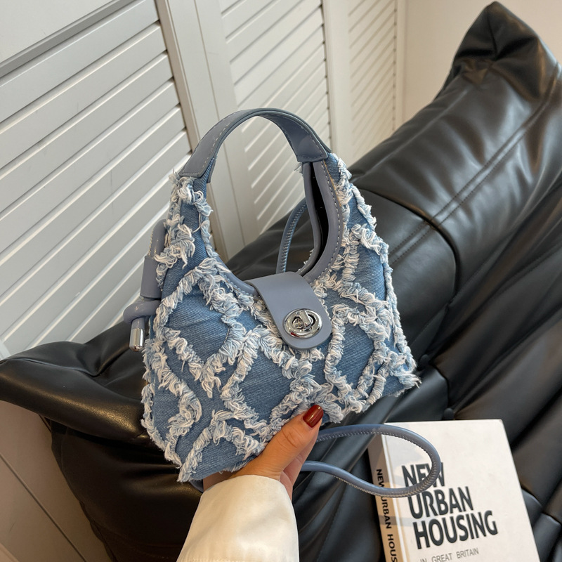 Luxury Bags White - Nicho Internet Celebrity mismo estilo Denim