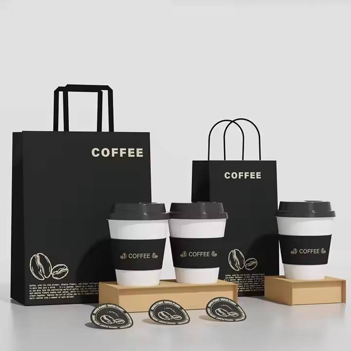 Luxury Bags White - Bolsas de Papel Cartón Blanco de