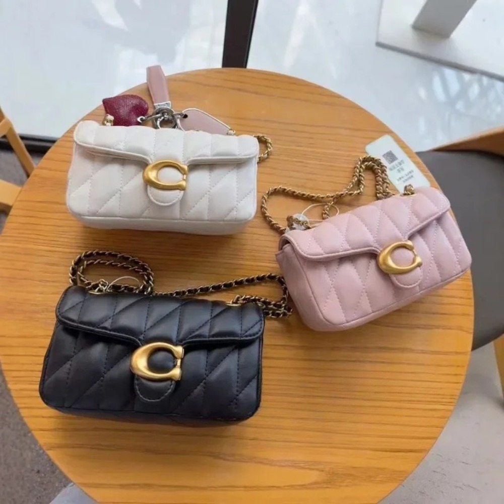Luxury Bags White - Cartera de Cuero Premium con Diseño