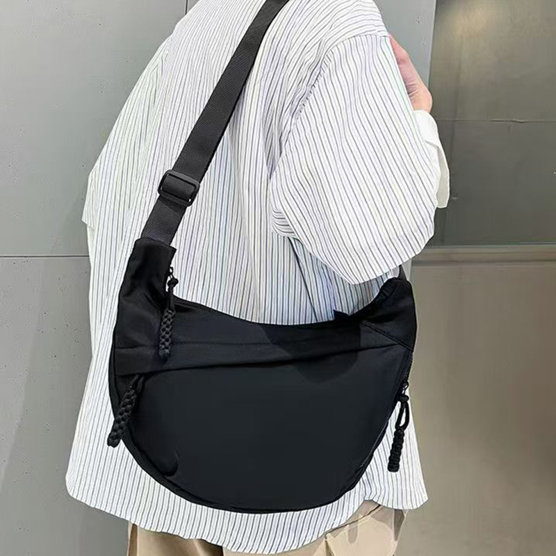 Luxury Bags White - Bolso Bandolera Casual de Nailon para