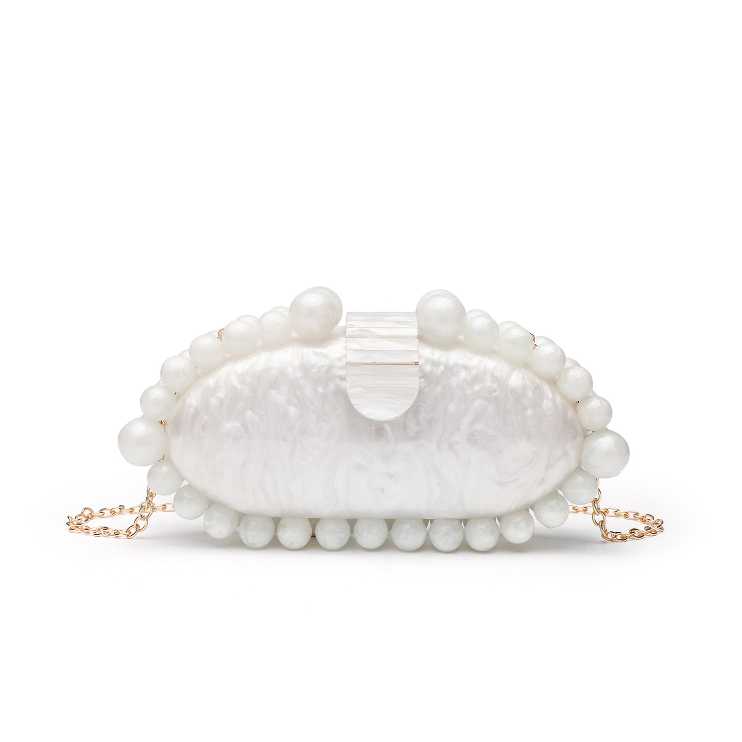 Elegante bolso de mano acrílic - Luxury Bags White reseña y precio
