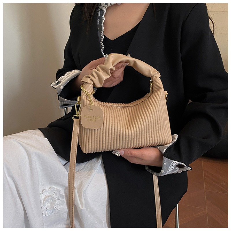 Bolso Bandolera Plisado de Mod - Luxury Bags White reseña y precio