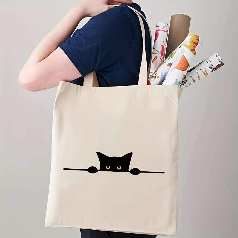 Mochila de lona con estampado  - Canvas Tote Designer reseña y precio