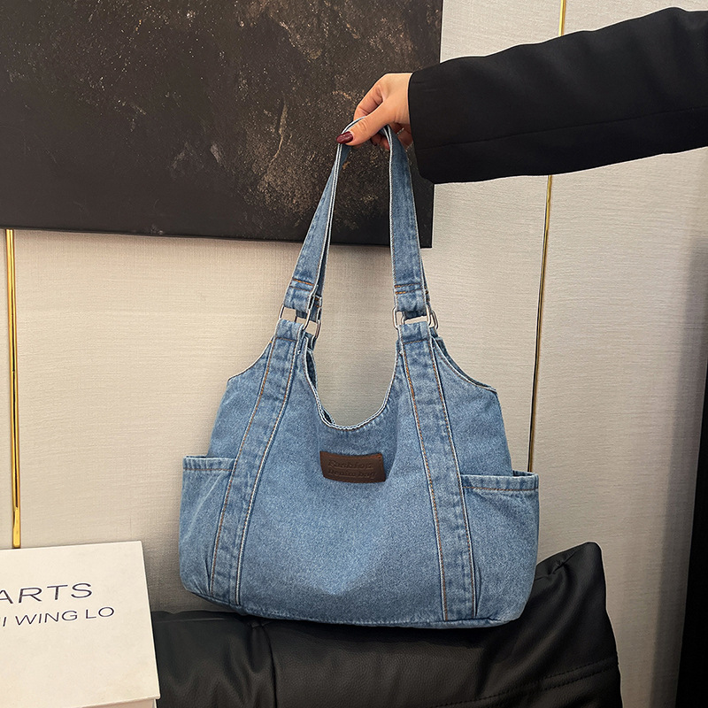 Bolso de mano de lona vaquero  - Canvas Tote Designer reseña y precio