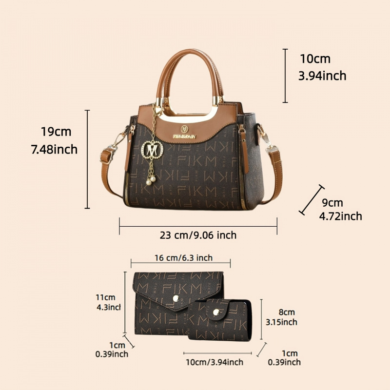 Conjunto de 3 piezas de bolsos - Luxury Bags For You reseña y precio