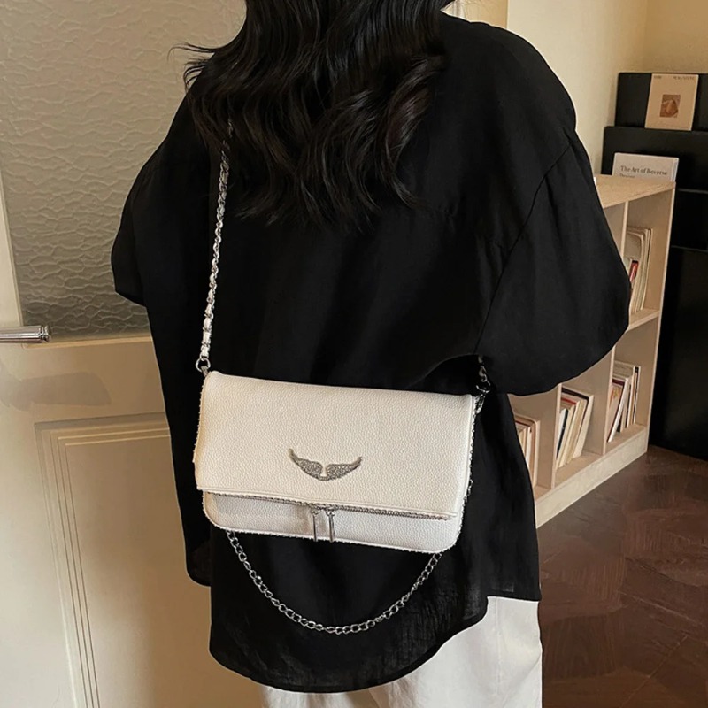 Bolso Cuadrado Estilo Francés  - Luxury Bags White reseña y precio