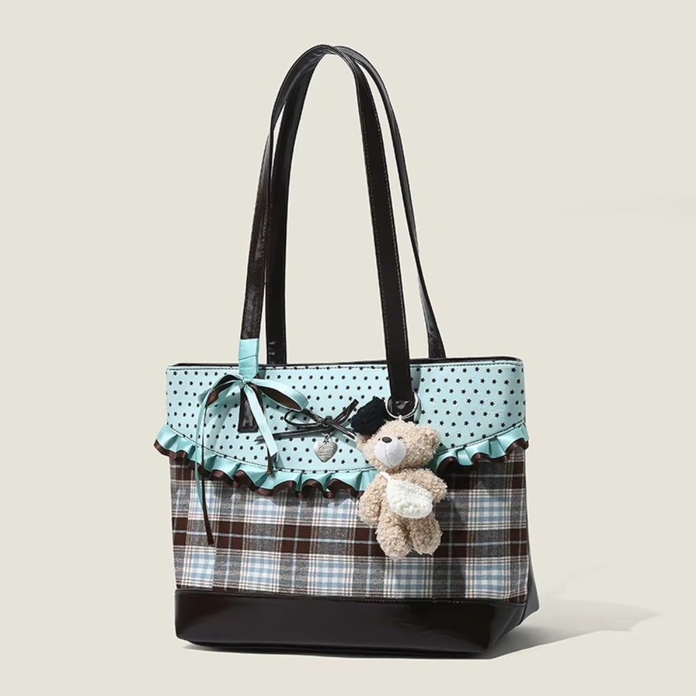 Bolso de lona verde menta con  - Canvas Tote Designer reseña y precio