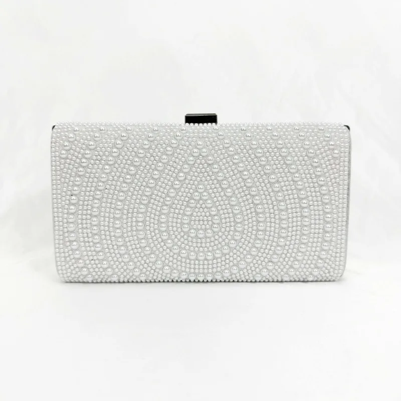 Bolso de mano de perlas blanca - Luxury Bags White reseña y precio
