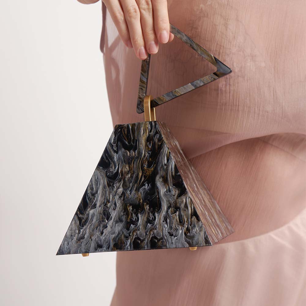 2026 Bolso de mano con forma d - Luxury Bags Pyramid reseña y precio