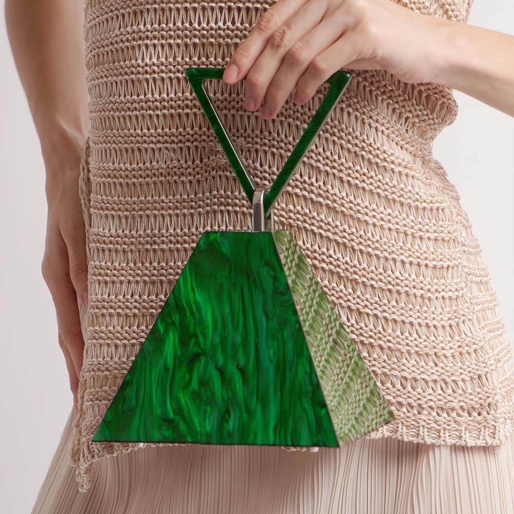 2026 Bolso de mano con forma d - Luxury Bags Pyramid reseña y precio