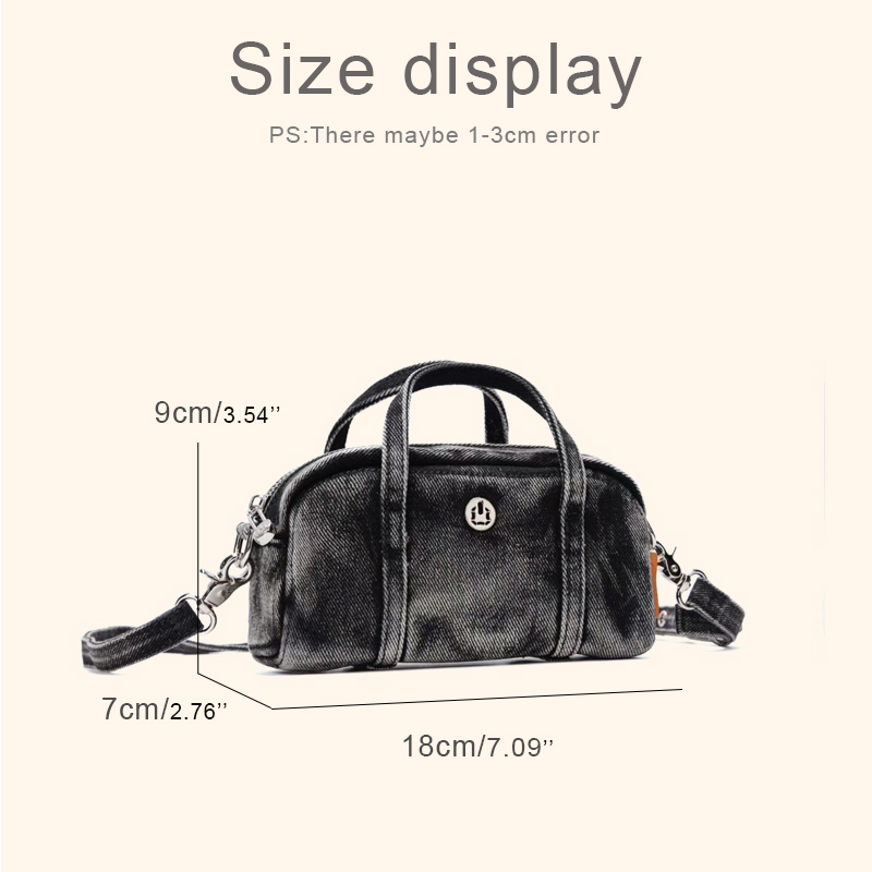 Mini bolsos de mezclilla infor - Luxury Bags Casual reseña y precio
