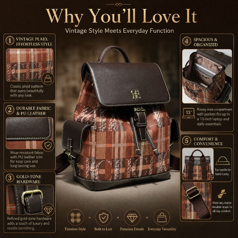 Mochila CHHC de Moda con Bloqu - Luxury Bags For You reseña y precio