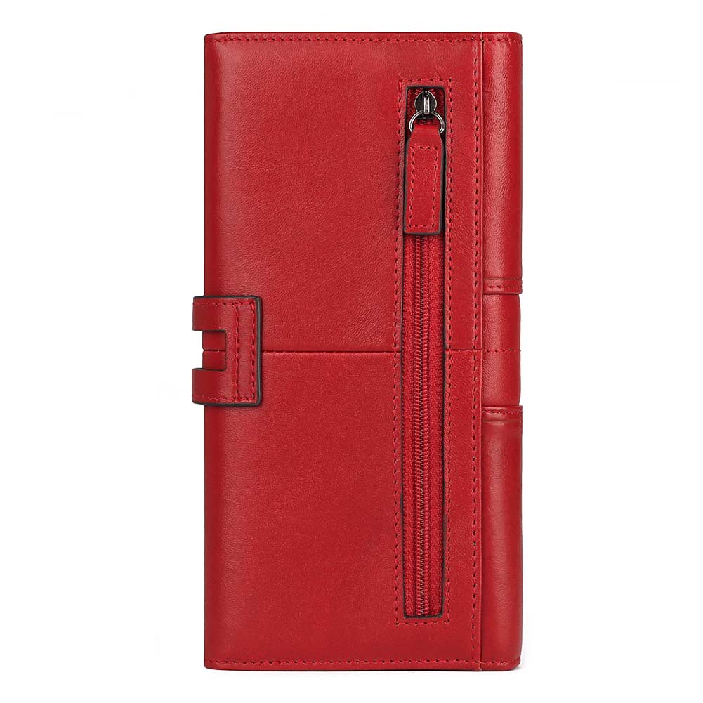 Cartera larga grabada de cuero - Luxury Bags Photos reseña y precio